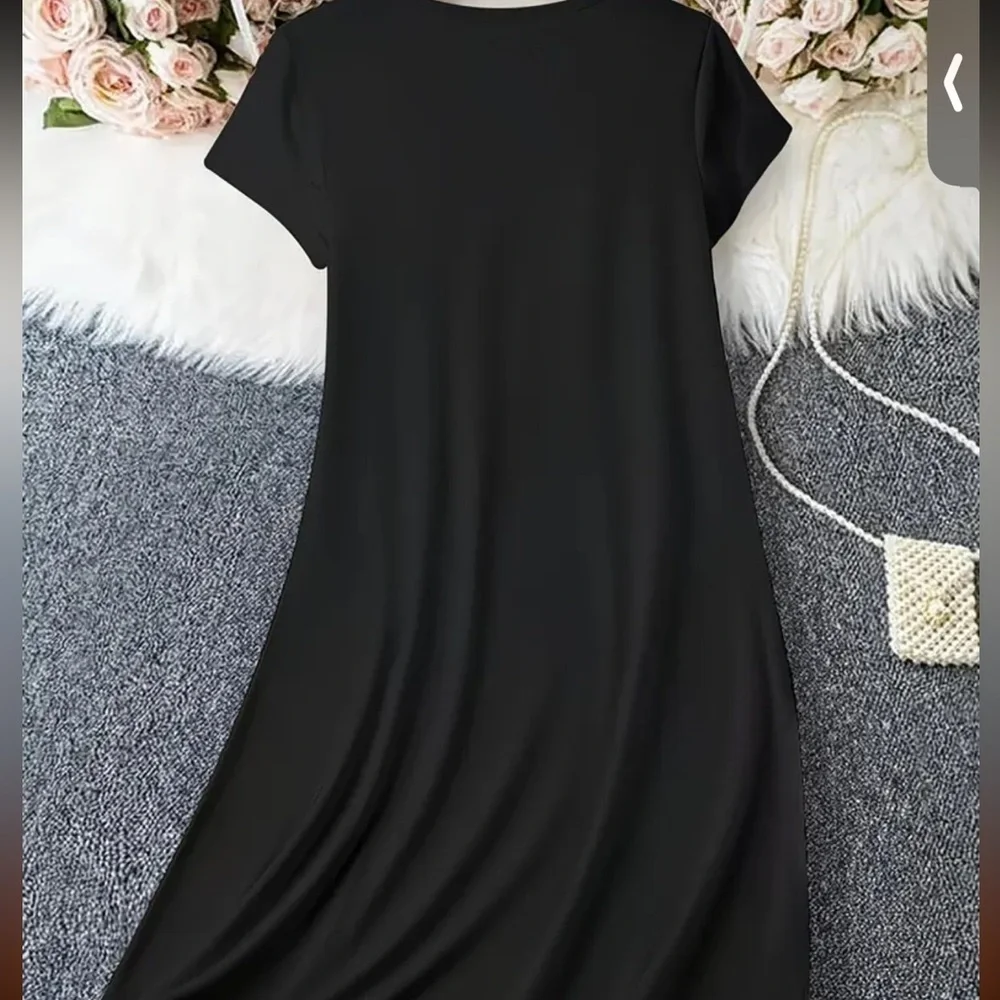 Black Beach Please Women's Swim Cover-Up